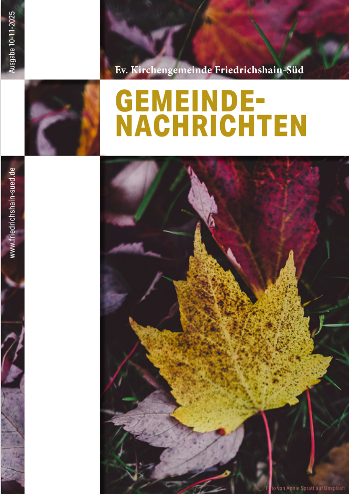 Gemeindenachrichten Oktober-November 2025