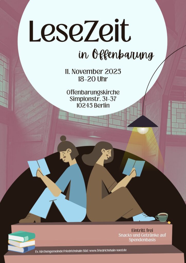 Flyer für die LeseZeit in Offenbarung