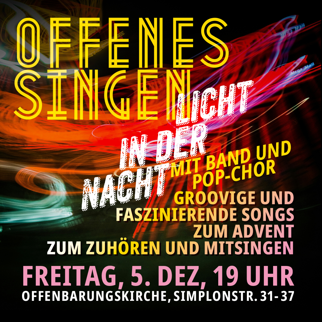 Offenes Singen am 5.12.2025