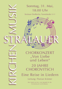 Flyer der Stralauer Kirchenmusik am 31.5.2026